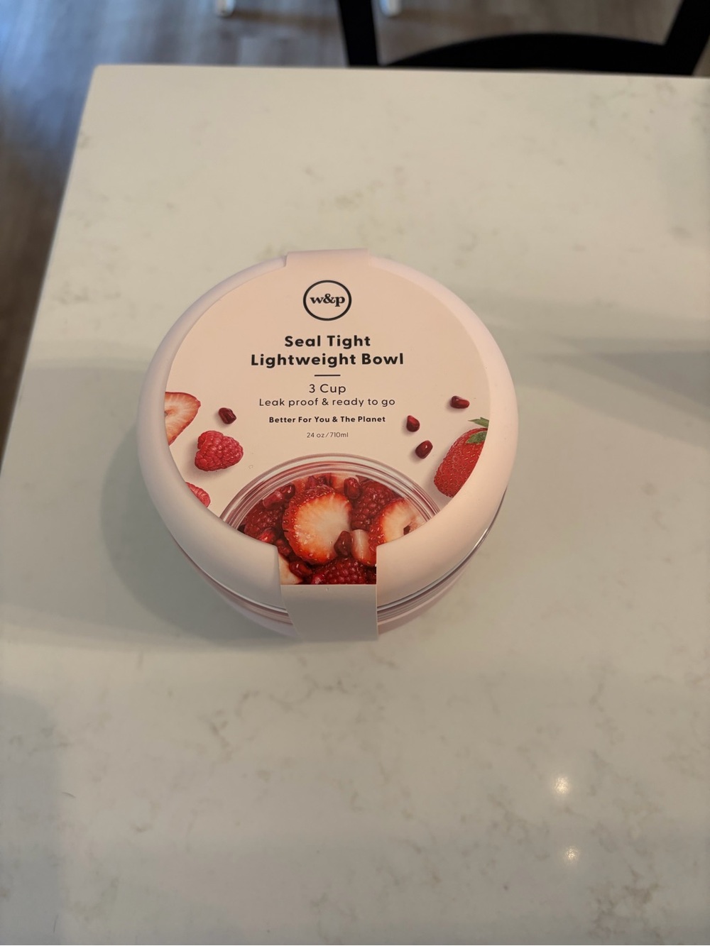 W&P Seal Tight Lightweight Bowl — Pink